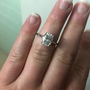 2 ct. Oval Engagement Ring